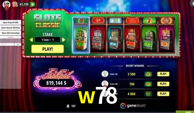 Descubra a Magia dos Jogos de Arcade no w78